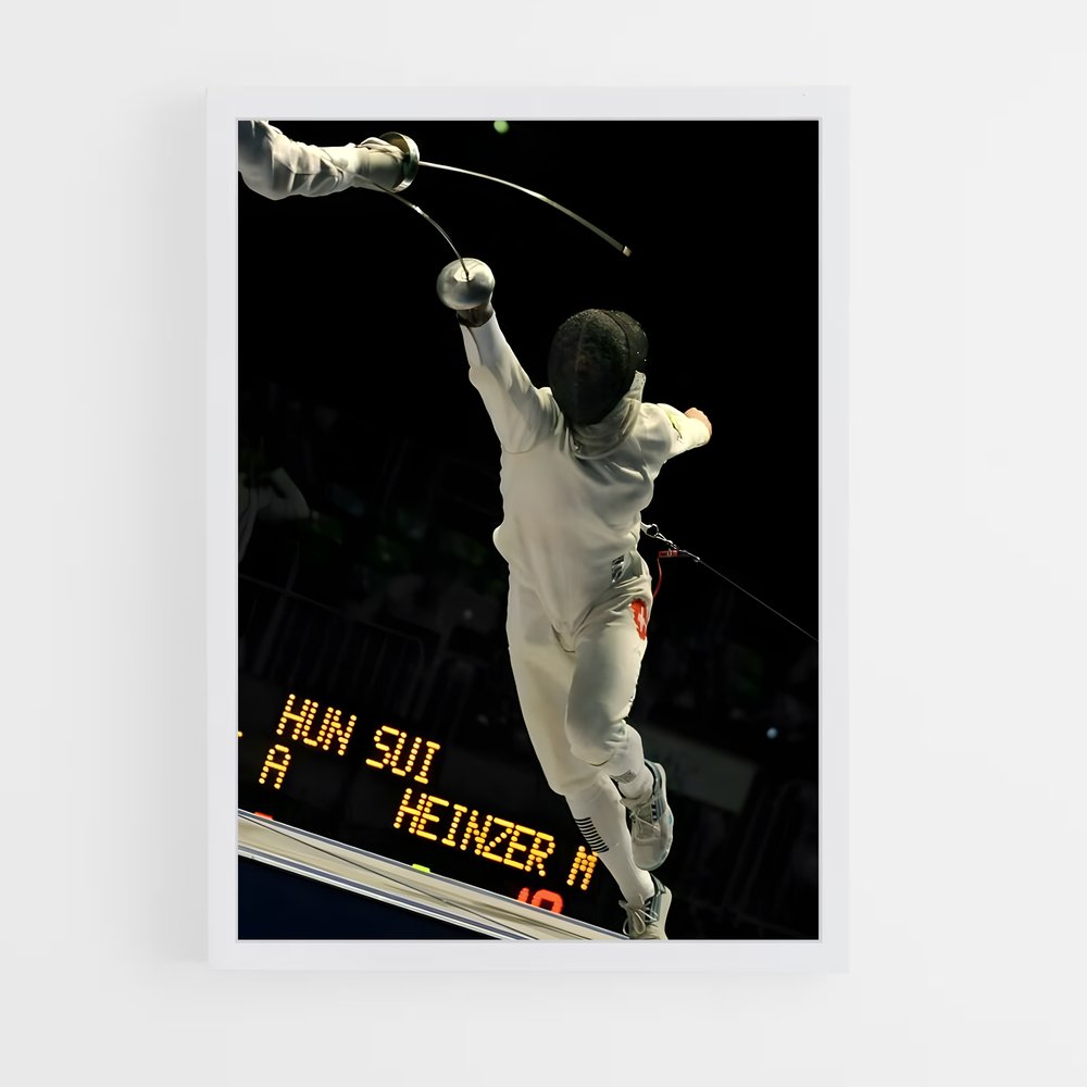 Poster Envol d'Épée – affiche Escrime (vue 3)